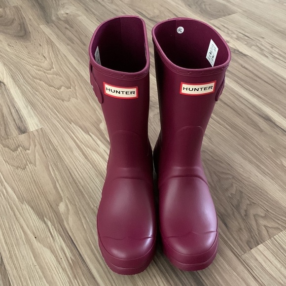 Brand new Hunter original short matte rain boots - Picture 1 of 7